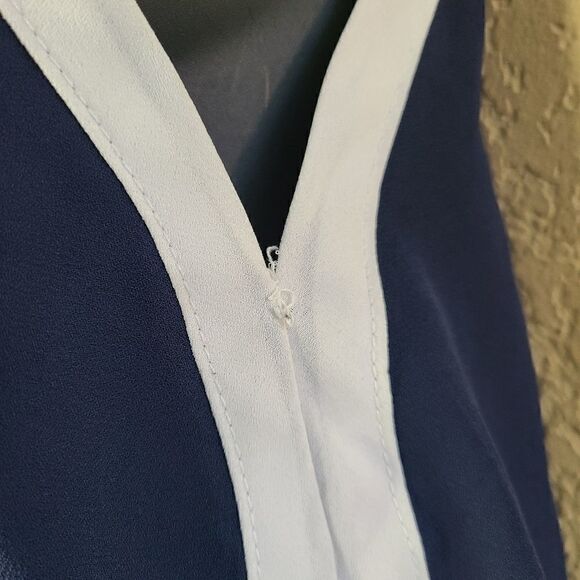 Elodie Navy Tank Top   - Picture 5 of 8